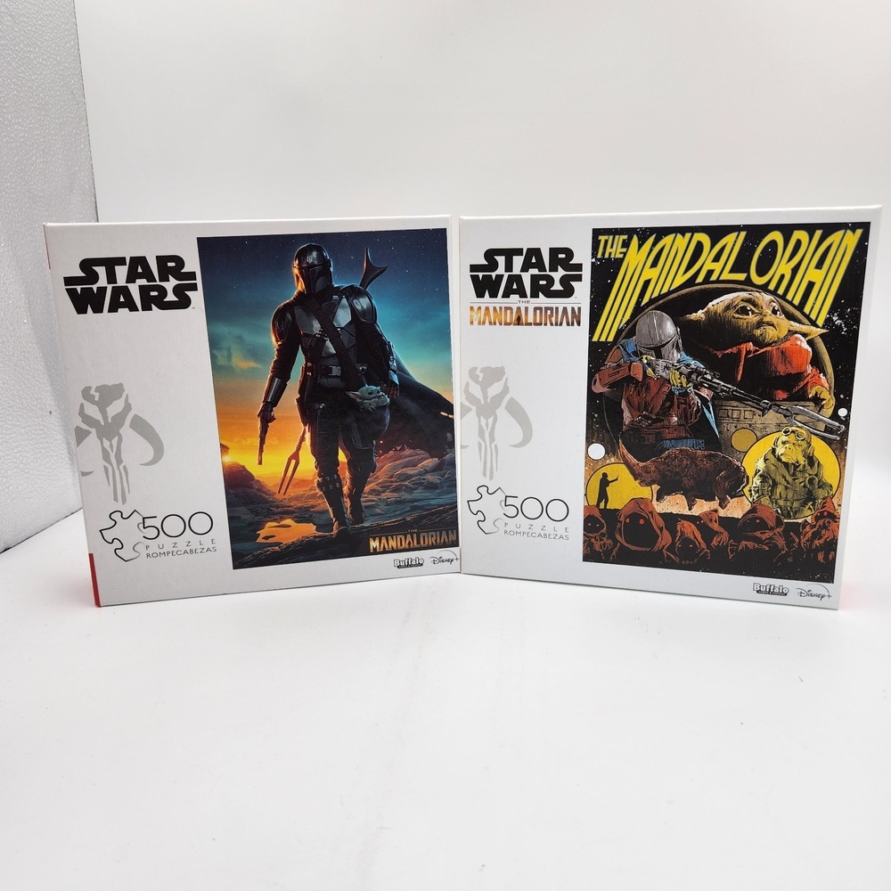 Star Wars Mandalorian The Kid Grogu Child Jigsaw Puzzle Lot 2 New